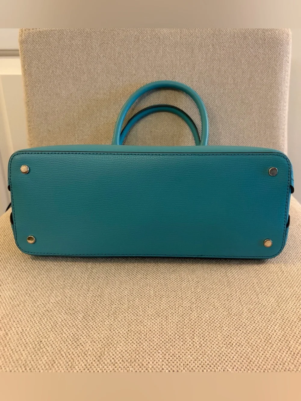 Kate Spade New York Darcy Small Satchel Bag Stone Blue
